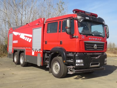 2022年9月23日车型介绍:江特牌JDF5290GXFSG130/Z6型水罐消防车(汕德卡13吨)